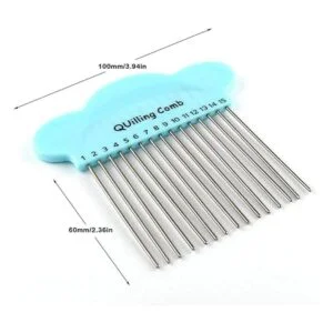 Eoutstanding Quilling Peine Azul DIY Carding Craft Creat_2