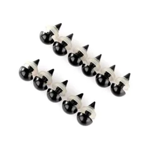 Paquete de 100 ojos de seguridad ojos de seguridad negros_4