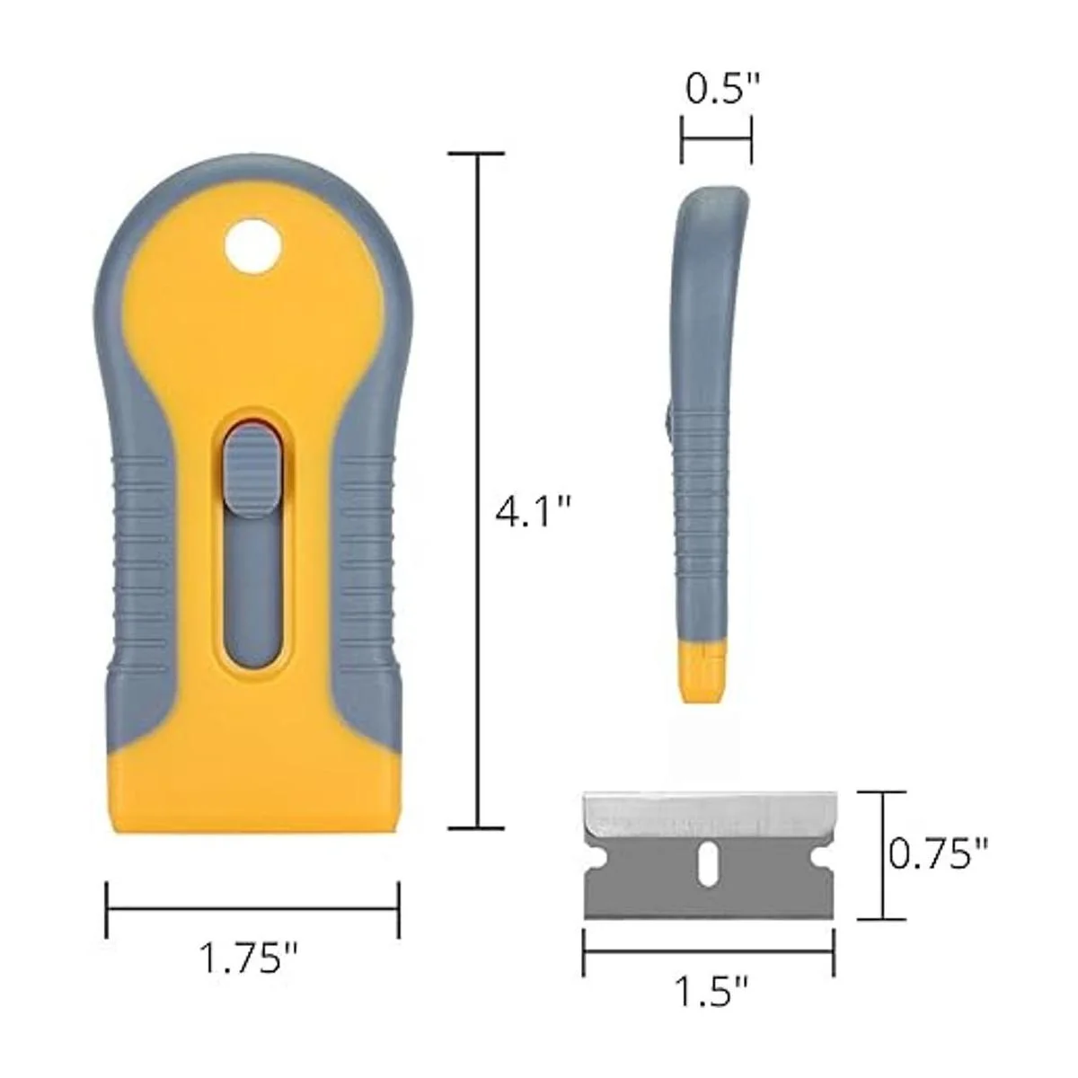 Bates Rascador de cuchillas de afeitar paquete de 2_5