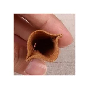 4 piezas de cuero dedal de costura de dedal almohadillas_6