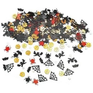 Topfunyy Confeti de Halloween con purpurina y calabazas_1