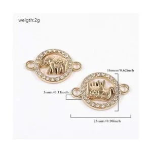 SiegYma 40 piezas creativas de diamantes dorados con_2