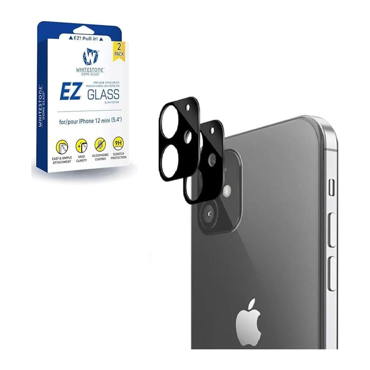 Protector de cámara para iPhone 12 mini 54 pulgadas de_6