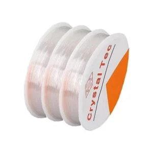 Cuerda elástica para pulseras 3 rollos de cuerda elástica_1