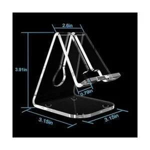 JINSHVEG Soporte acrílico para teléfono celular soporte_3