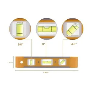 Land Nivel de torpedo magnético 3 burbujas diferentes_2