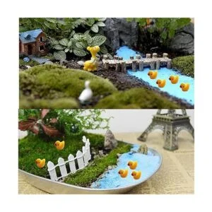 Kuanfine 60 piezas de figuras de pato minitoritas de_5