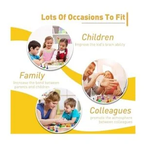 48 piezas de juego de mesa de 1.0 in multicolores peones_6