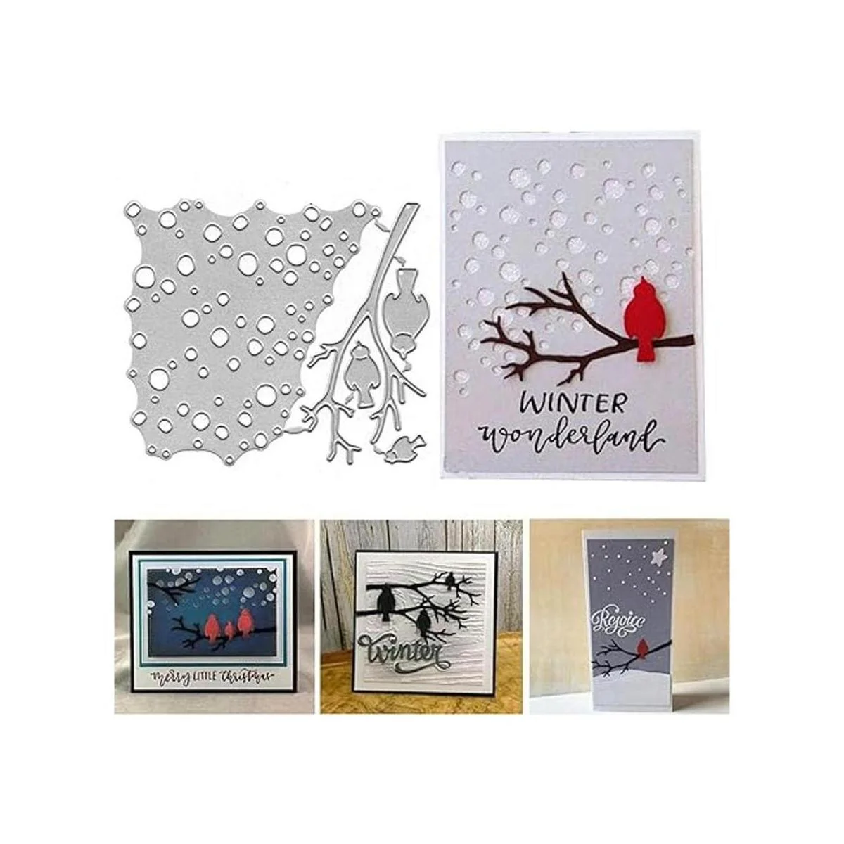 Red de perca para pájaros troqueles de metal plantilla_3