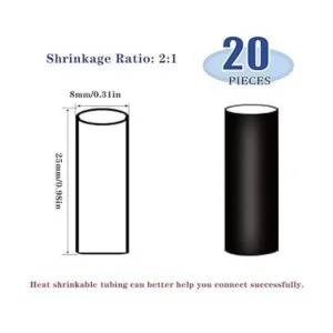 Tnisesm 20 unids 8 AWG calibre no aislado Butt_3