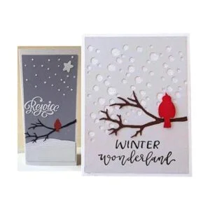 Red de perca para pájaros troqueles de metal plantilla_5