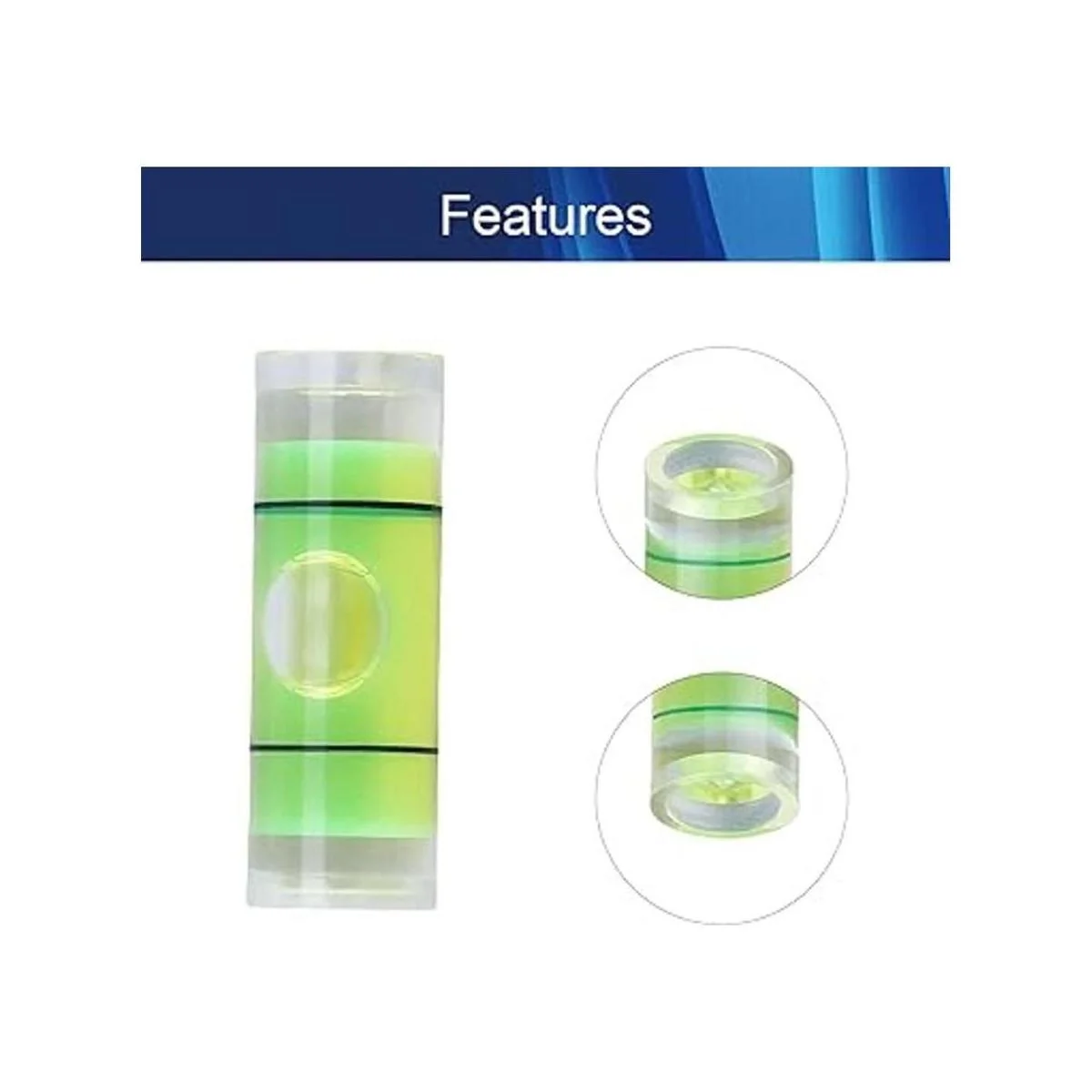 Hegebeck Frascos de nivel de burbuja cilíndrica pequeña_3