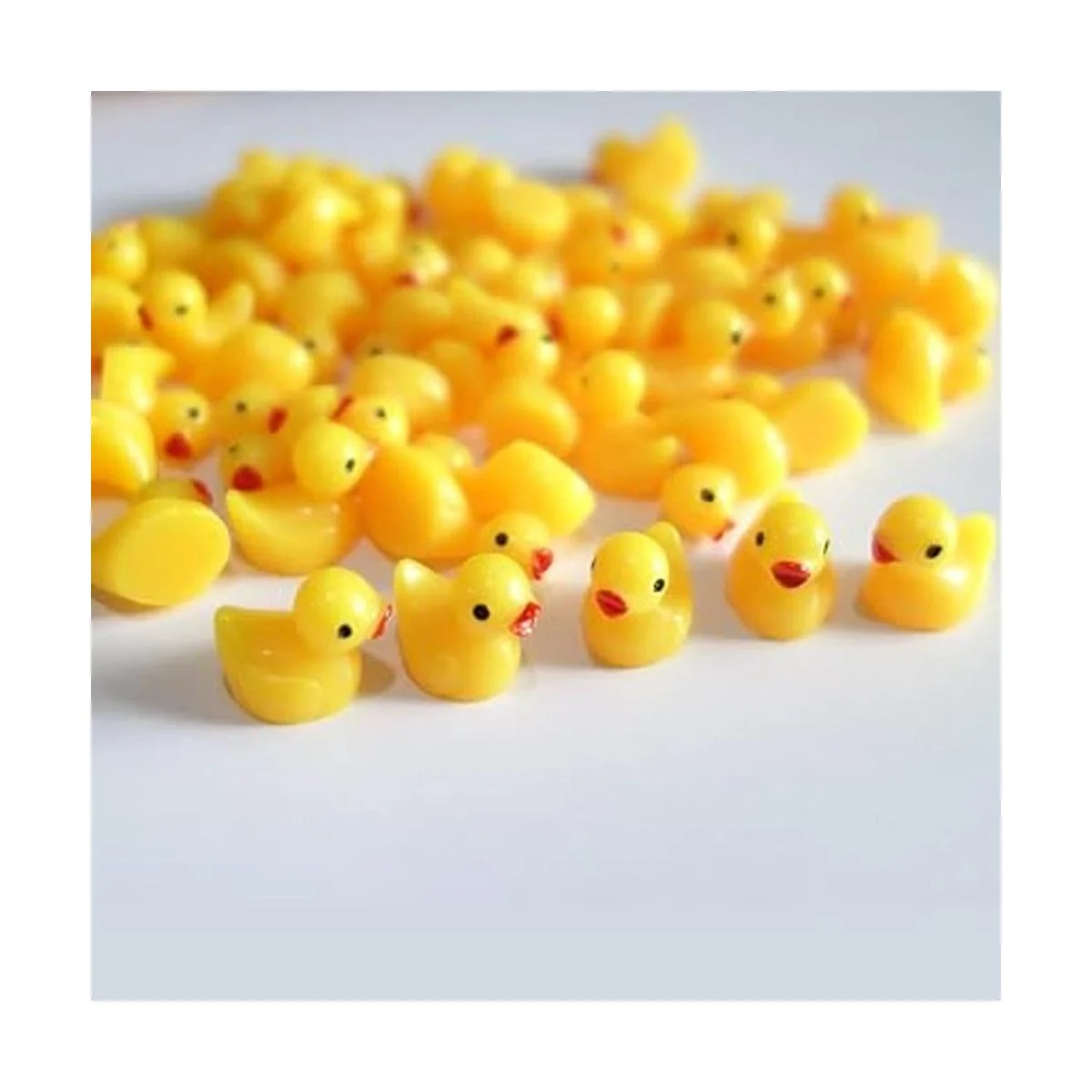 Kuanfine 60 piezas de figuras de pato minitoritas de_3