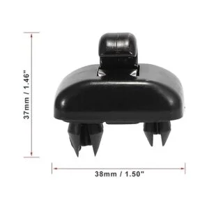 X AUTOHAUX Soporte de clip de plástico para visera solar_3