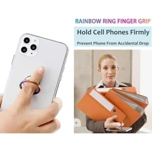 lenoup Soporte para anillo de teléfono con purpurina de_7