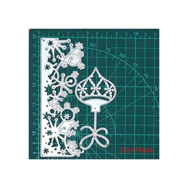 Troqueles de metal de ciervo para árbol de Navidad_4