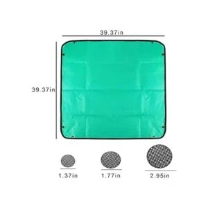 Tapete de 39.4 x 39.4 pulgadas tapete de jardinería_2