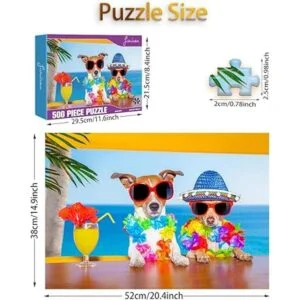 Fishwisdom Rompecabezas de 500 piezas para adultos y_5