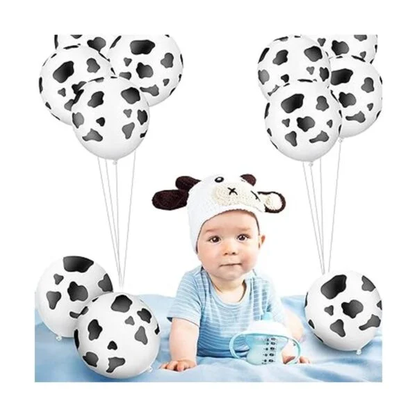 25 globos de fiesta de vaca divertidos globos de látex_2