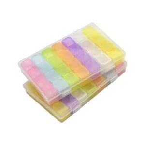 Paquete de 2 cajas de bordado de pintura de diamantes 5D_1