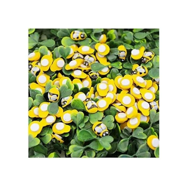 Aeyistry 100 abejas de madera autoadhesivas parte_4