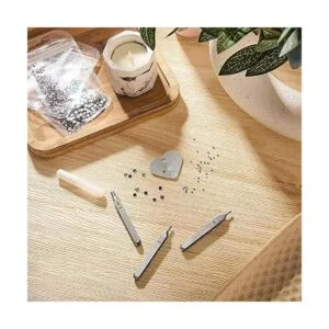 Juego de perforadores de metal con cristales de espalda_7