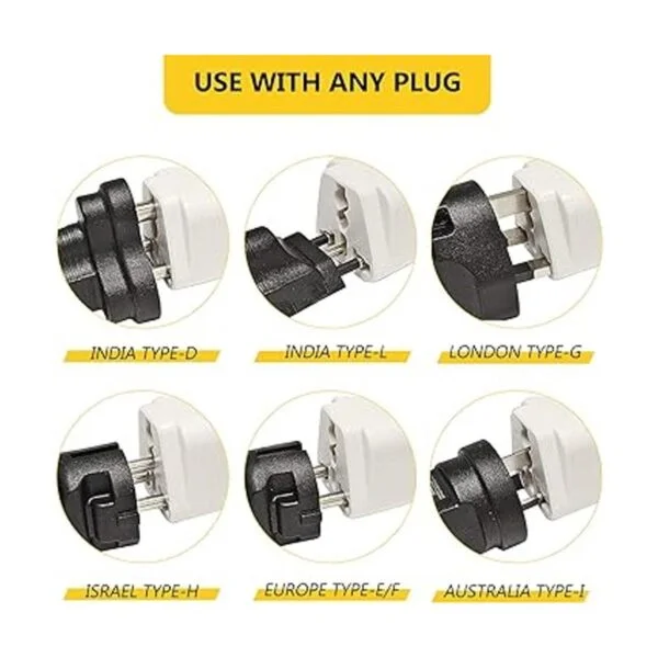 de 4 adaptadores universales adaptadores de Reino Unido a_3