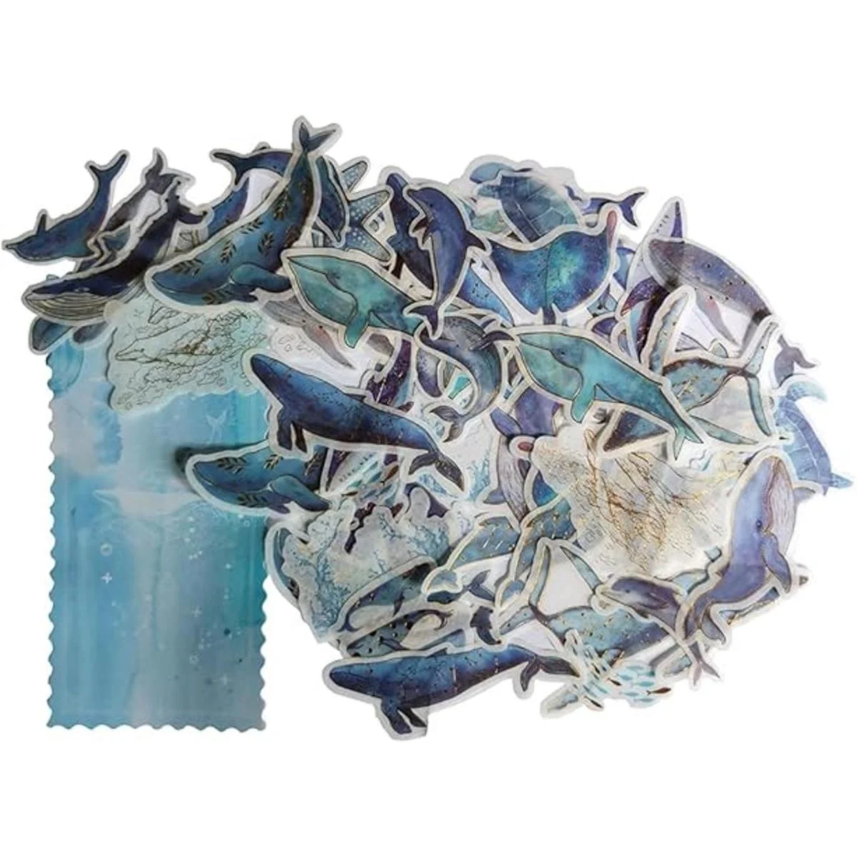 Kawaii Fantasy Whale Sea Turtle Starfish Sea Life Ocean_2