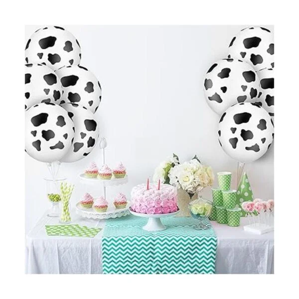 25 globos de fiesta de vaca divertidos globos de látex_6