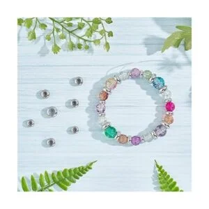 PH PandaHall 30 cuentas deslizantes de acero inoxidable_5