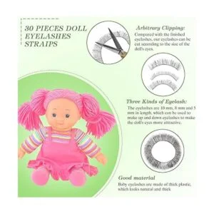 30 tiras de pestañas para muñeca para muñecas renacen_3