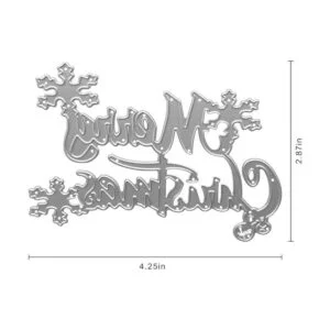 Plantillas de metal con diseño de copo de nieve para_2