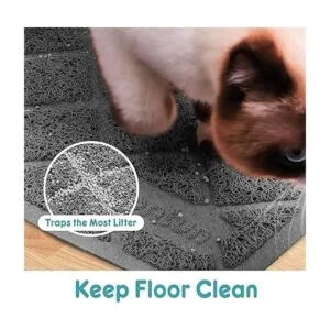 Conlun Alfombrilla de arena para gatos malla de rejilla_2