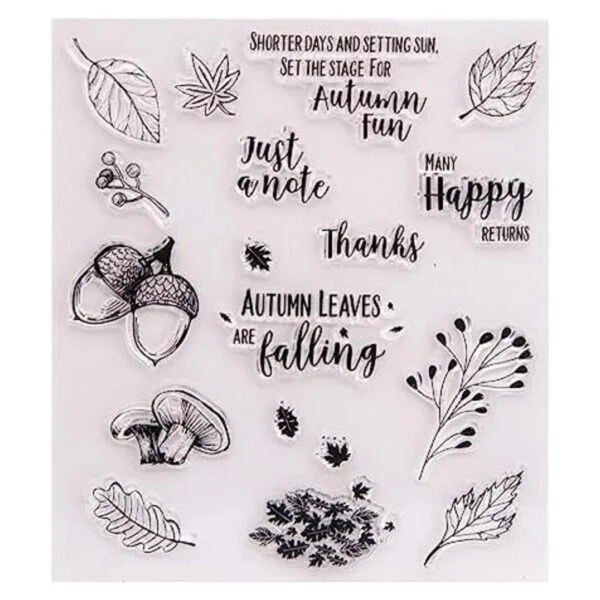 Arrietty Falling Leaves Nuts Sushroom Happy Returns Thanks_1