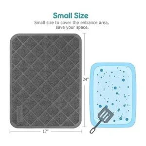 Conlun Alfombrilla de arena para gatos malla de rejilla_3