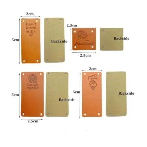 40 etiquetas de piel sintética hechas a mano etiquetas_2