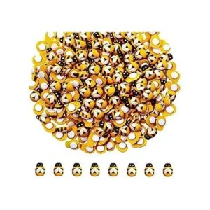 Aeyistry 100 abejas de madera autoadhesivas parte_1