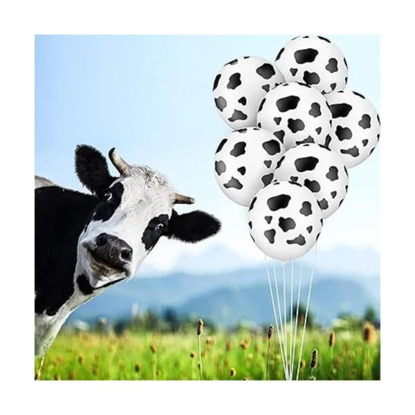 25 globos de fiesta de vaca divertidos globos de látex_3