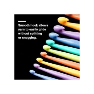 NiArt Juego de 12 ganchos de plástico para ganchillo_3