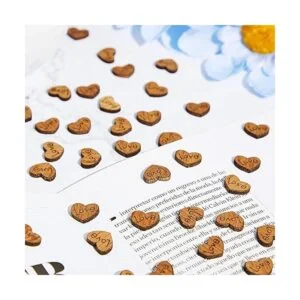 Corazón de amor de madera para el día de San Valentín_4