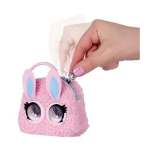 Purse Pets Micros Fuzzy Bunny BB Elegante bolso pequeño_3