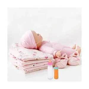 Novelty Paquete de 2 biberones de muñeca accesorios de_5