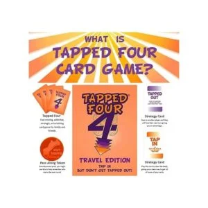 Juego de cartas Tapped Four Travel Edition 2 a 6_2