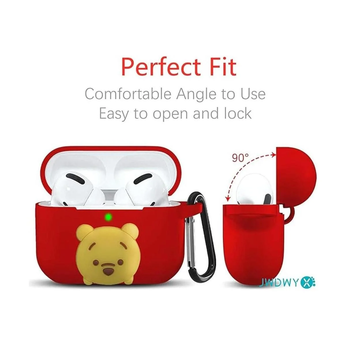 Winnie The Pooh Funda de silicona para Apple Airpod Pro_4