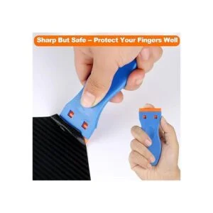 Rascador de cuchillas de afeitar de plástico 2 piezas de_3