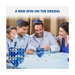 Hanukkah Poppit Dreidel Pop Fidget Toy Chanukah Party_5