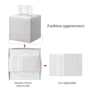 REGELETO Funda cuadrada para caja de pañuelos soporte de_4