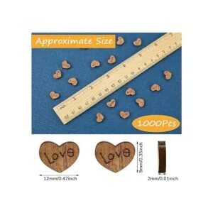 Corazón de amor de madera para el día de San Valentín_2