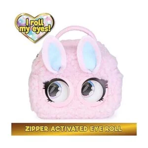 Purse Pets Micros Fuzzy Bunny BB Elegante bolso pequeño_2