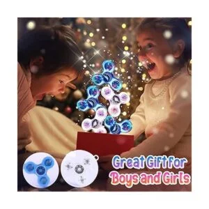 Gigilli Fidget Spinners Paquete de 2 juguetes sensoriales_5